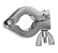 Collier de serrage rapide sous vide ISO-KF, 2 pièces, avec fermeture à écrou à oreilles, collier de serrage en aluminium for brides et adaptateurs KF, NW-40(KF10/KF16 304 Stainless)