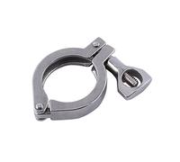 Collier de serrage robuste à trois broches en acier inoxydable 304 avec écrou à oreilles pour virole TC 1.5 ''(OD1.5")