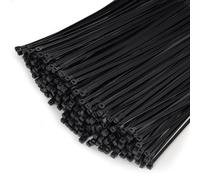 Collier de Serrage, Serflex Noir Resistant à La Traction De 18kg, Professionnelles Attache Câble Durable Résistant au UV Pour cable management, Jardinage, Atelier (100 mm x 2,5 mm(1000 Stück))
