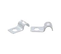 Collier de serrage SOURCING MAP 50pcs Attache Fixer Grillage Rigide Pince Traille Trou Clip Clôture Acier Carbone 21x10x7mm 6mm ID