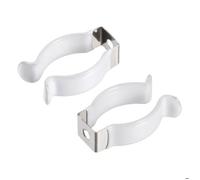 Collier de serrage SOURCING MAP T8 U Clips LED Fluorescent Tube Support Fixation Support Accessoires 10Pcs