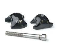 Collier de serrage tige de selle de rail en alliage avec boulon Ritchey WCS Noir