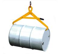 Collier de serrage vertical pour fûts à huile de 30 à 55 gallons, pince en tôle avec écarteur de crochet, soulève jusqu'à 453,6 kg, Ded