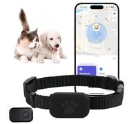 Collier de suivi GPS pour chat, collier GPS pour petits chats et chatons, traqueur de chien, sans frais mensuels, compatible avec Apple Find (compatible iOS/Android) (noir)