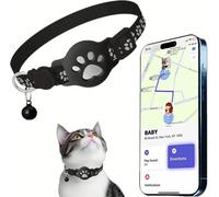Collier de Suivi pour Chat, traqueur GPS en Temps réel, sans Frais mensuels, Joli traqueur pour Petits Chats, Chiens, Animaux domestiques, Suivi en Temps réel dans Le Monde Entier, Fonctionne avec