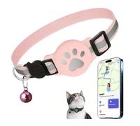 Collier de suivi pour chats de petite taille - Traqueur GPS en temps réel - Pas de frais mensuels - Pas de carte SIM nécessaire - Collier GPS anti-perte pour animal domestique - Fonctionne uniquement