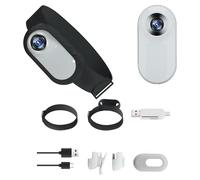 Collier de suivi pour chien, 1080p HD sans fil pour chat, caméra cachée pour chat, caméra portable et stable avec enregistrements déo