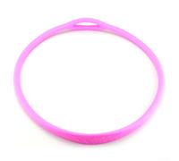 Collier de support de régulateur de plongée pour régulateur secondaire de pieuvre - Clip de sécurité en silicone avec haute élasticité, fixe à la position du menton, périmètre de 76 cm, rose