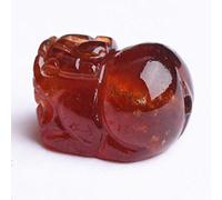 Collier de Talisman, Pendentif Feng Shui, Charm Pendant Accessoires Crystal Feng Shui Chakra Bijoux de Bricolage de bonté Collier de Artisanal attirant Une Bonne Richesse, Garnet, 15 mm