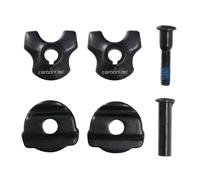 Collier de tige de selle, Collier de tige de selle - Adaptateur de rail de selle en carbone - Clip ovale/rond 7×9 mm/7×7 mm, pour vélo avec pince ronde ovale pour tube de selle de porte