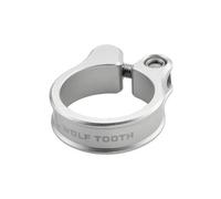 Collier de tige de selle wolf tooth argent brut