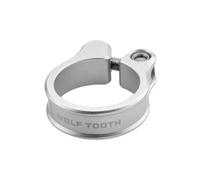 Collier de tige de selle wolf tooth argent brut