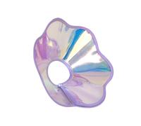 Collier de traumatisme de récupération des plaies du cou Anti-morsure Collier élisabéthain pour chiens en PVC Fournitures de toilettage pour chatons pour animaux de compagnie Accessoires réglables