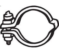 Collier de tube d'échappement BOSAL 254-260 pour FORFOUR (454) 1.5 2004-2006