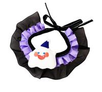 Collier de Vacances à Volants pour Chats, Ghost1 S | Foulard décoratif, pièce de robe de fête à nouer, de sortie photo d ' Halloween