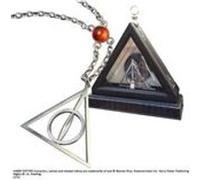 Noble Collection Collier Harry Potter Reliques de la Mort Lovegood – Chaîne argent 51cm – Présentoir