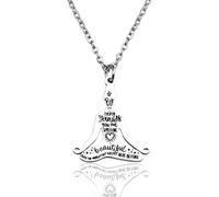 Collier de yoga inspirant pour femme, cadeau sur le thème du yoga pour yogi, cadeau d'anniversaire, de Noël pour femme, collier de motivation spirituel pour meilleure amie, sœur, petite amie