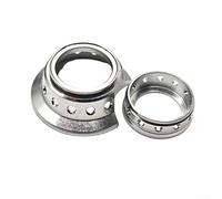 Collier décoratif anodisé pour Daiwa pour Steez 16 Sv 17 Atw Ctsv pour A2 Hlc Ltd 23 Ssair Alphas 20 21 22 Air Tw Tatula 22 70 80 Baitcaster Upgrade Bleu (gris clair)