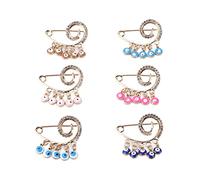 Collier Decori Yeux De Bijoux Décoration Anti Mal De Dos Multifonctionnel Pour Tenue Quotidienne Et Soirée 9 X 5 X 2 Cm