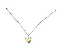 Collier délicat avec pendentif en forme de libellule/papillon, longueur réglable, bijou pour femmes et filles, collier léger en forme de libellule/papillon, taille unique, Comme décrit, Comme décrit.