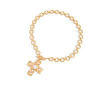 Collier délicat en forme de croix martelée - Accessoire pour femme moderne - Symbole de foi, taille unique, Comme décrit, Comme décrit.