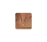 Collier délicat en or avec fleur de naissance pour femme, adolescente, fille, cadeau tendance, pendentif ras du cou plaqué 14 carats, cadeau d'anniversaire pour sa sœur, petite amie, épouse, maman