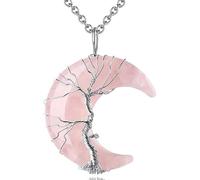Collier demi-lune-rose KP32593