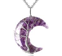 Collier demi-lune - violet KP32588