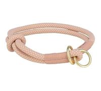 Collier Demi-Slip Pour Chien - Trixie - Rose/Rose Clair - 40x1 Cm - Corde Tressée Robuste - Facile À Utiliser