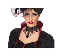 Collier Dentelle Noire Gothique