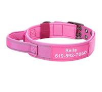 Collier D'entraînement Personnalisé pour Camp De Chasse pour Chiens, avec Poignée, Tactique Militaire, Berger Allemand, Labrador Retriever,Un,L