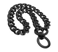 Collier d'entraînement pour chiens - Collier à chaîne 86 cm avec sûr | chaîne en acier inoxydable pour petits chiens avec visibilité