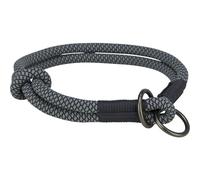 Collier d'entraînement pour chiens Trixie Soft Rope Noir Gris M 45 cm
