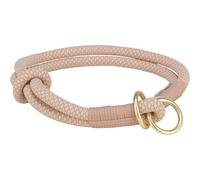 Collier d'entraînement pour chiens Trixie Soft Rope Rose S/M 40 cm