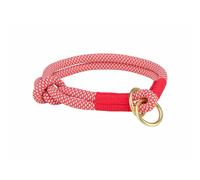 Collier de Dressage pour Chiens Trixie Soft Rope Rouge Crème XS/S 30 cm - Marque : Trixie - EAN : 4053032663725