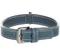 Collier Denver + FERRURES Bleu S/M 31-37CM 25MM