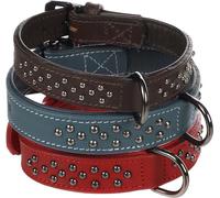 Collier Denver + FERRURES Rouge M 30-38CM 30MM