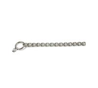 Collier d'étranglement à longues mailles en acier inoxydable pour chiens Record