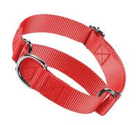 Collier d'étranglement noir pour chien, martingale anti-traction pour chien, anti-traction, collier de dressage réglable pour chiens de petite et moyenne taille
