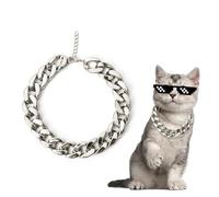 Collier d'étranglement pour Chien, à chaîne d'or - Chaînes de Bijoux réglables en métal Formation Colliers d'étranglement | Collier de Bijoux en d'aluminium p