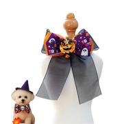 Collier d'Halloween pour chien avec nœud papillon réglable pour chiens de petite, moyenne et grande taille