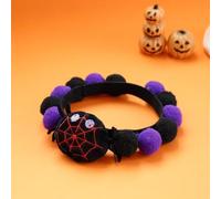 Collier d'Halloween réglable pour chien et chat de petite, moyenne et grande taille - Motif citrouille - Décoration décorative (L, G)