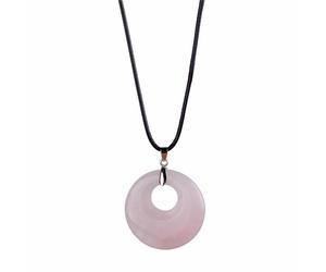 Collier d'harmonisation en quartz rose