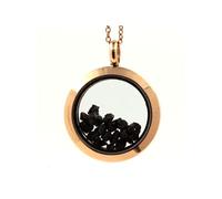 Collier Diamant noir brut