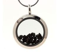 Collier Diamant noir brut