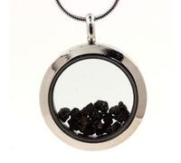 Collier Diamant noir brut