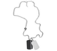 Collier - Diesel - DX1040040 - Cuir - Noir - Gourmette 60 cm + 5 cm d'extension