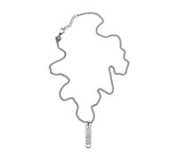 Collier DIESEL en Acier Blanc