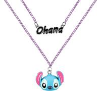 Collier Disney Lilo & Stitch Ohana Stitch Double Layered