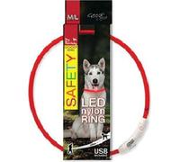 Collier DOG FANTASY lumière USB rouge 65cm 1pc